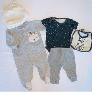 Chick Pea/Baby Kiss | Gender-Neutral Baby Set